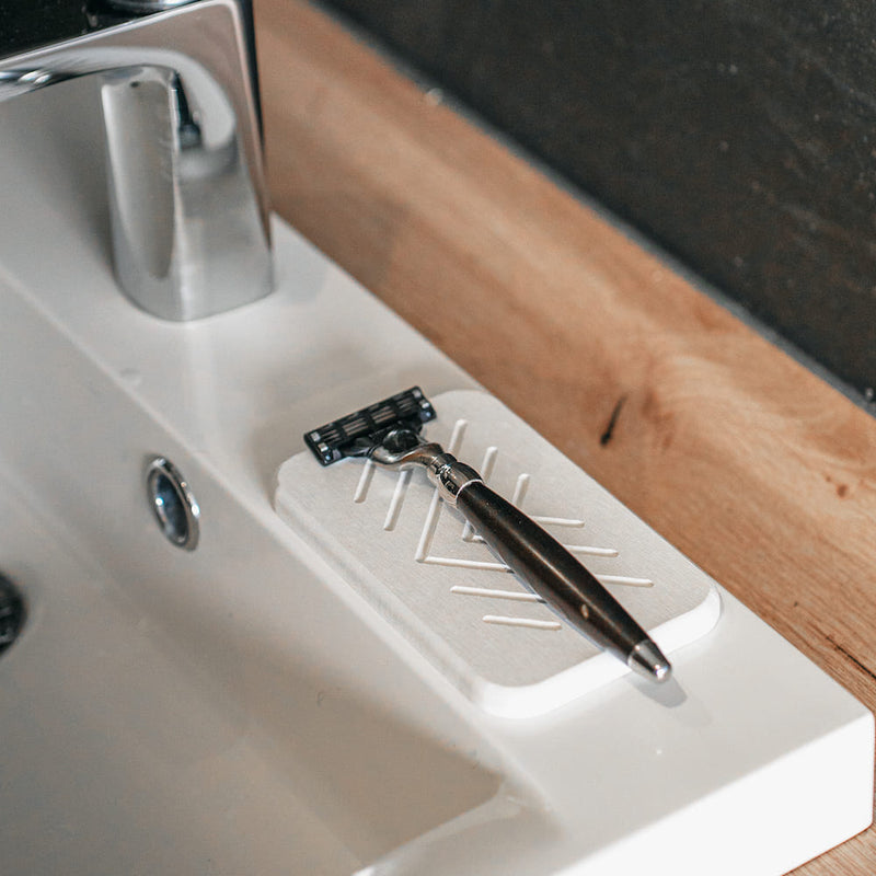 Porte-Savon En Pierre De Diatomite - 3 Coloris