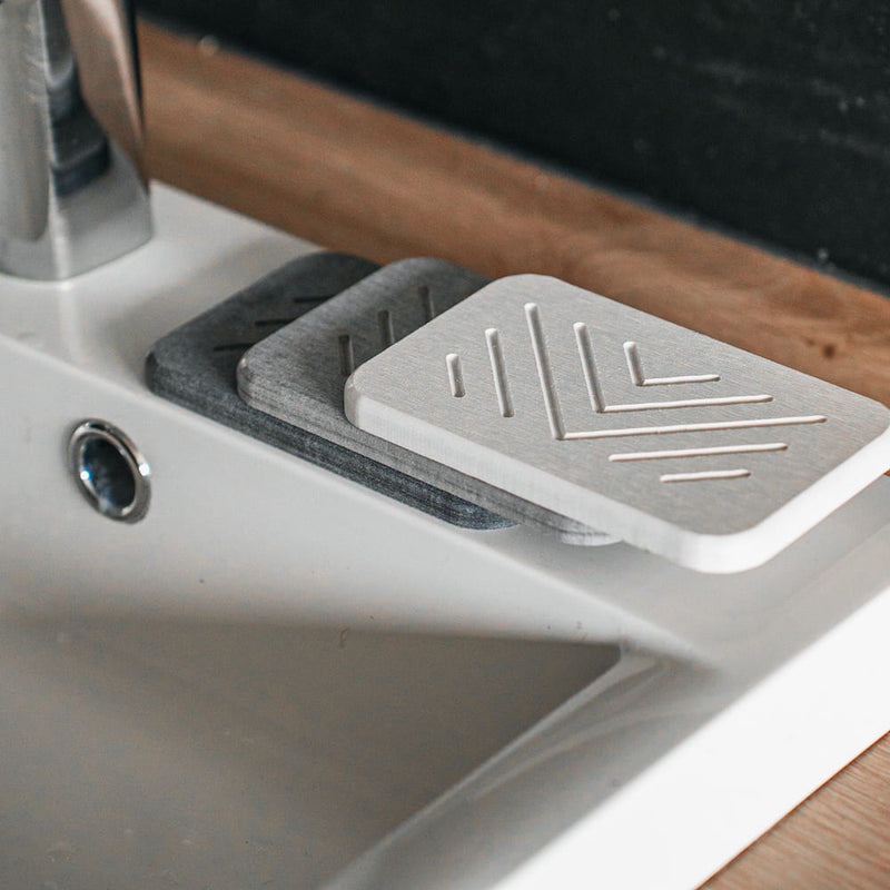 Porte-Savon En Pierre De Diatomite - 3 Coloris