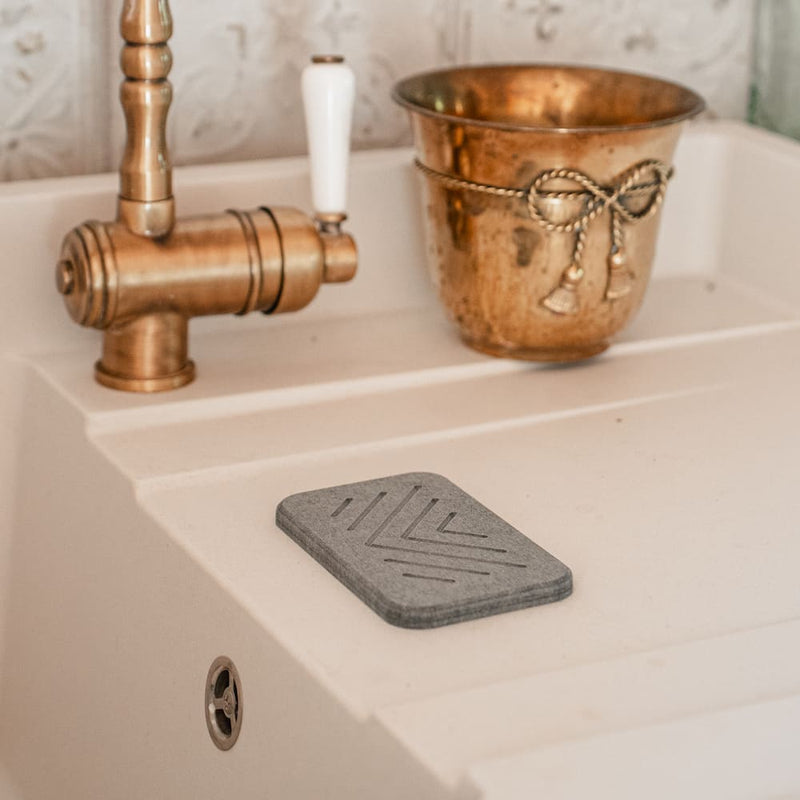 Porte-Savon En Pierre De Diatomite - 3 Coloris