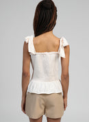 Debardeur Korelita Ecru