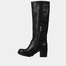 Bottes Bikers Ann Tuil Korner 2 - Cuir Noir