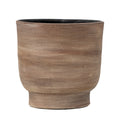 Venca - Set of 6 Decorative Plant Pots - Brown - Terracotta