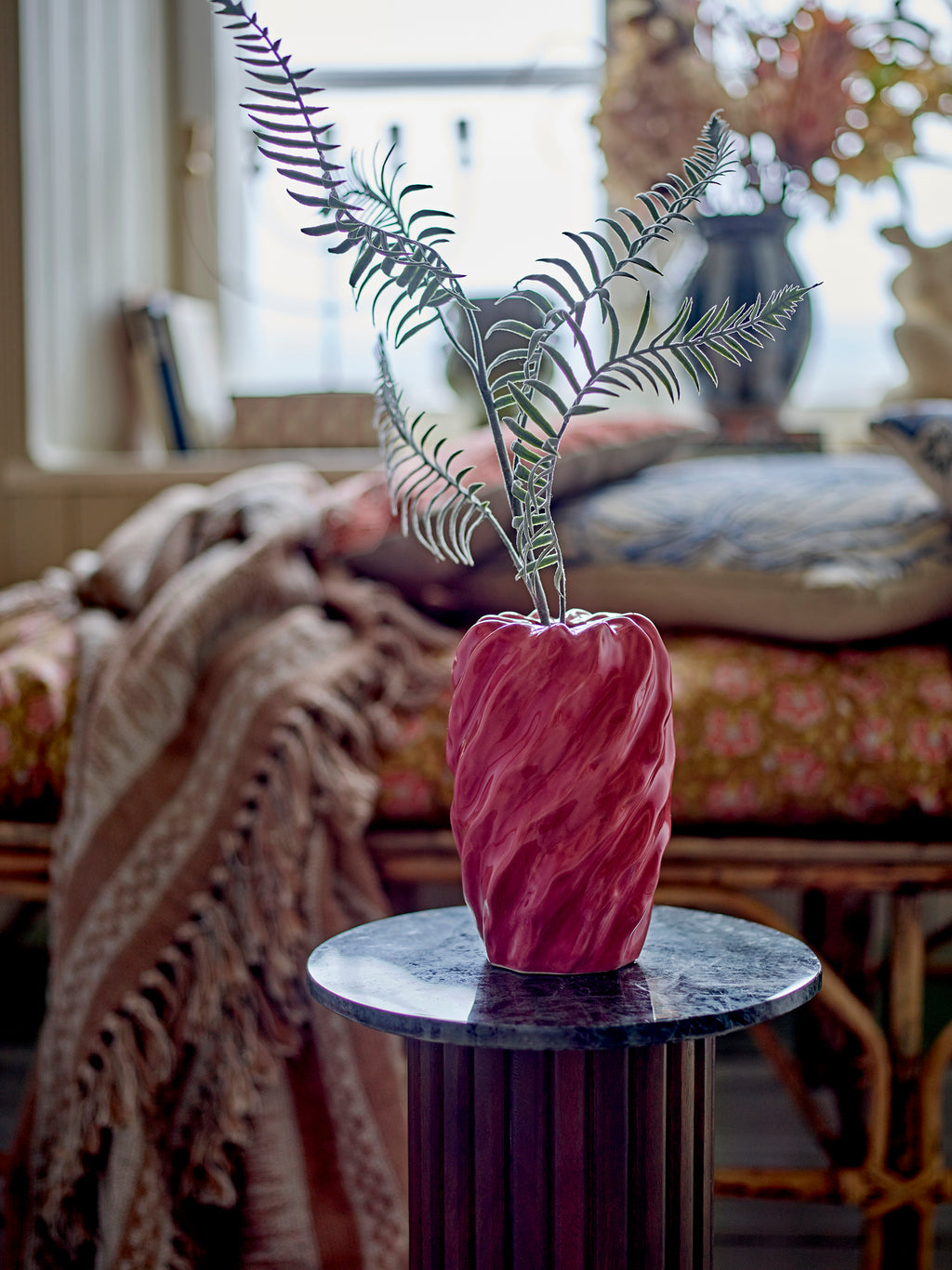 Rowena - Vase - Rose Poudré - Grès