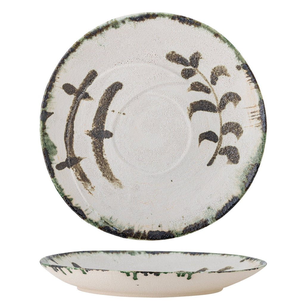 Hadyn - Lot de 2 Plateaux - Blanc - Grès