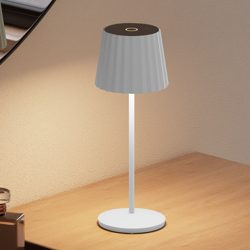 Cordless Table Lamp - 6X Abby White