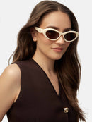 Lunettes Alfa - Blanc Cassé