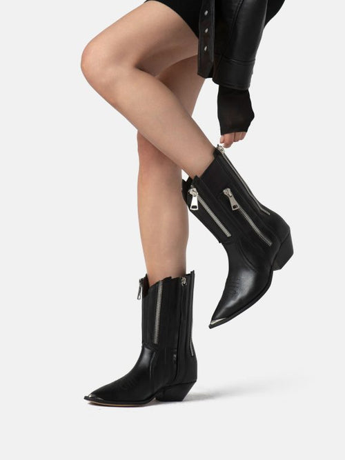 Do It All Again Ankle Boots - Black