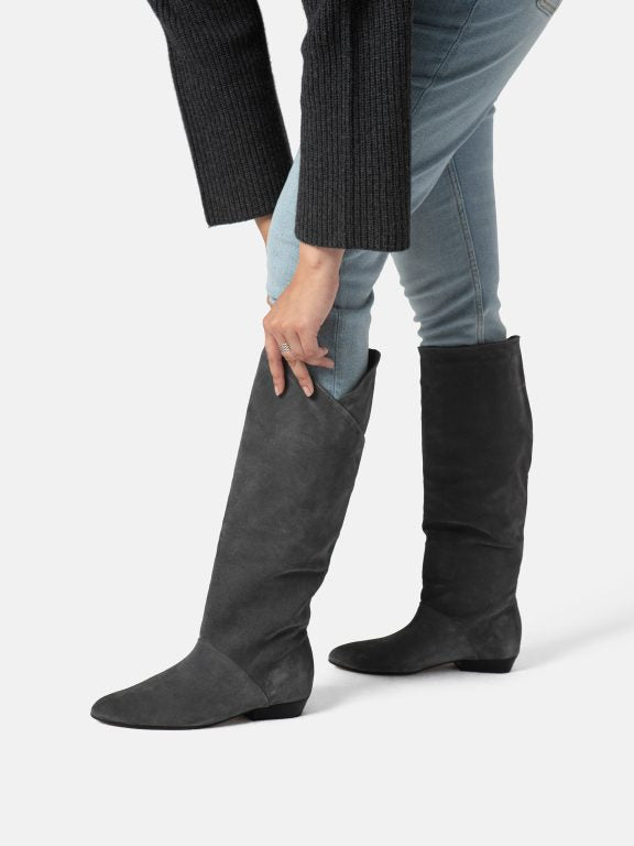 Shadow On The Wall Boots - Gray