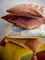 Kosar - Coussin - Marron - Coton