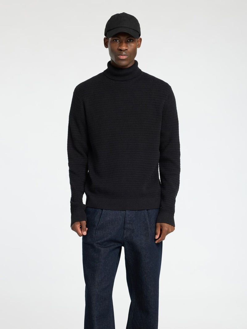 Pull En Maille - Black - Homme