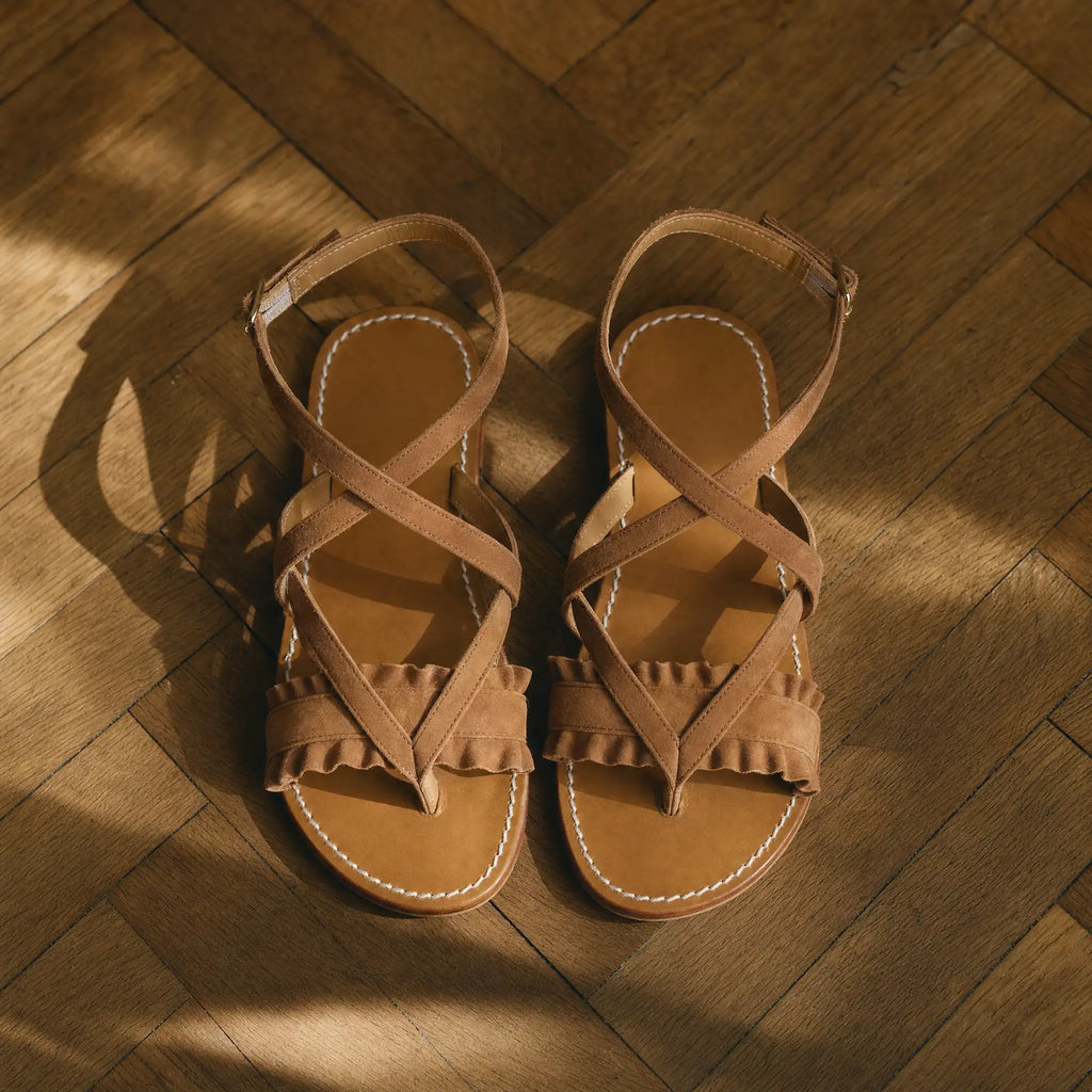 Strevi Sandals - Camel