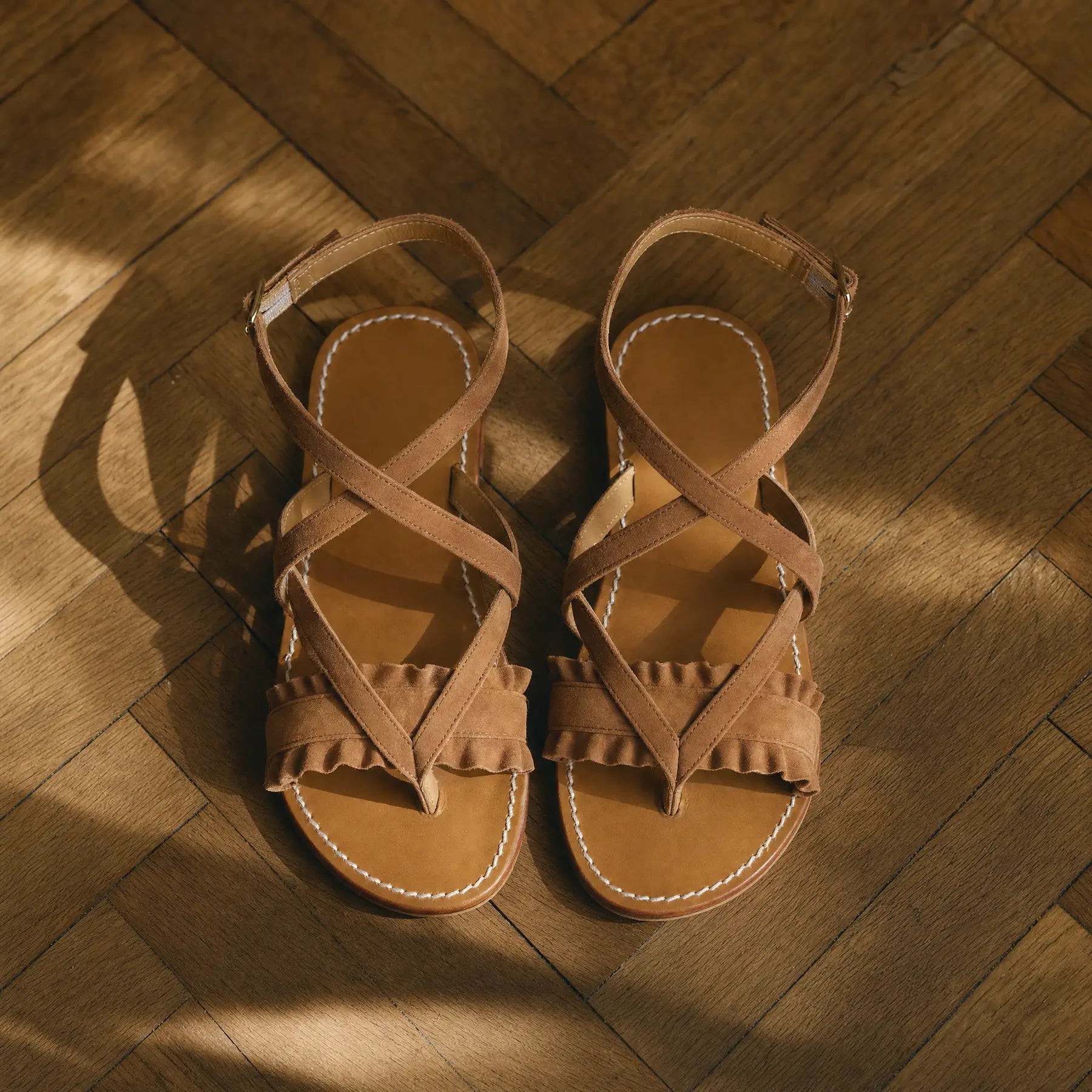 Strevi Sandals - Camel