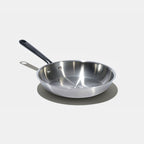 La Bonne Poêle En Inox, Manche Noir - 26 Cm