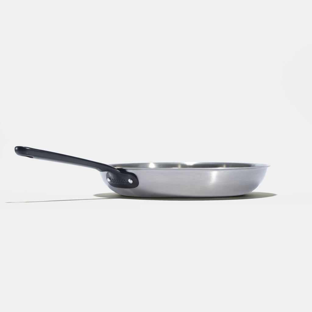 La Bonne Poêle En Inox, Manche Noir - 28 Cm
