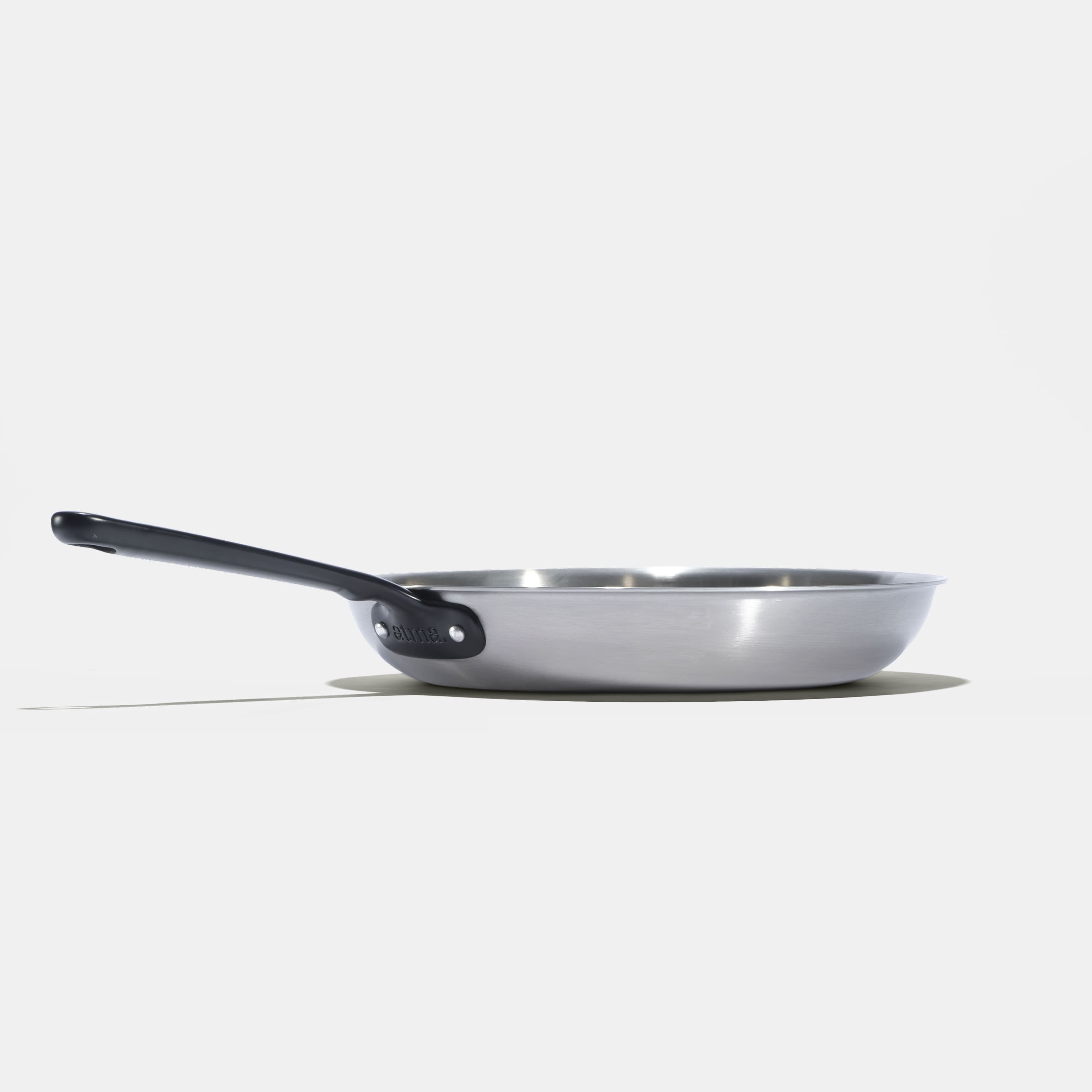 La Bonne Poêle En Inox, Manche Noir - 28 Cm