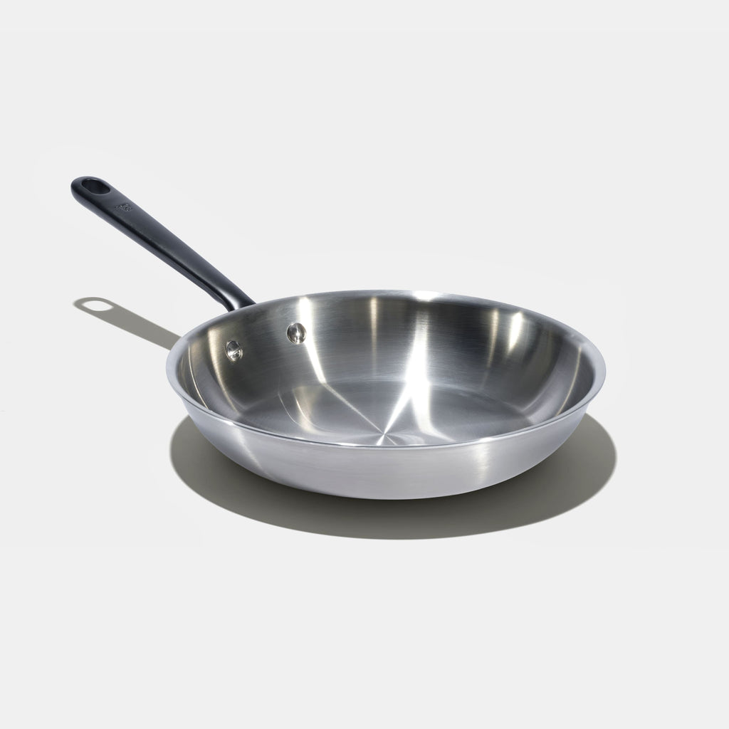 La Bonne Poêle En Inox, Manche Noir - 28 Cm