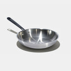 La Bonne Poêle En Inox, Manche Noir - 28 Cm