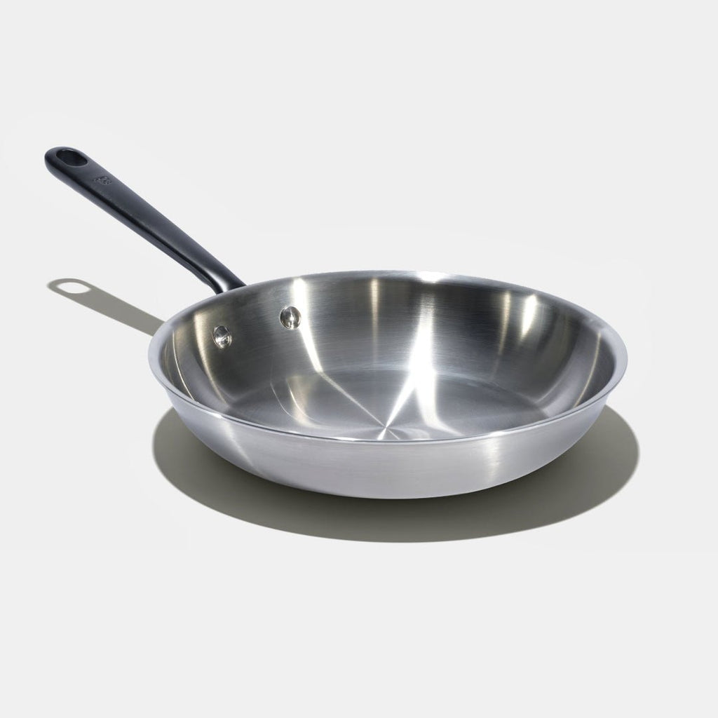 La Bonne Poêle En Inox, Manche Noir - 30 Cm