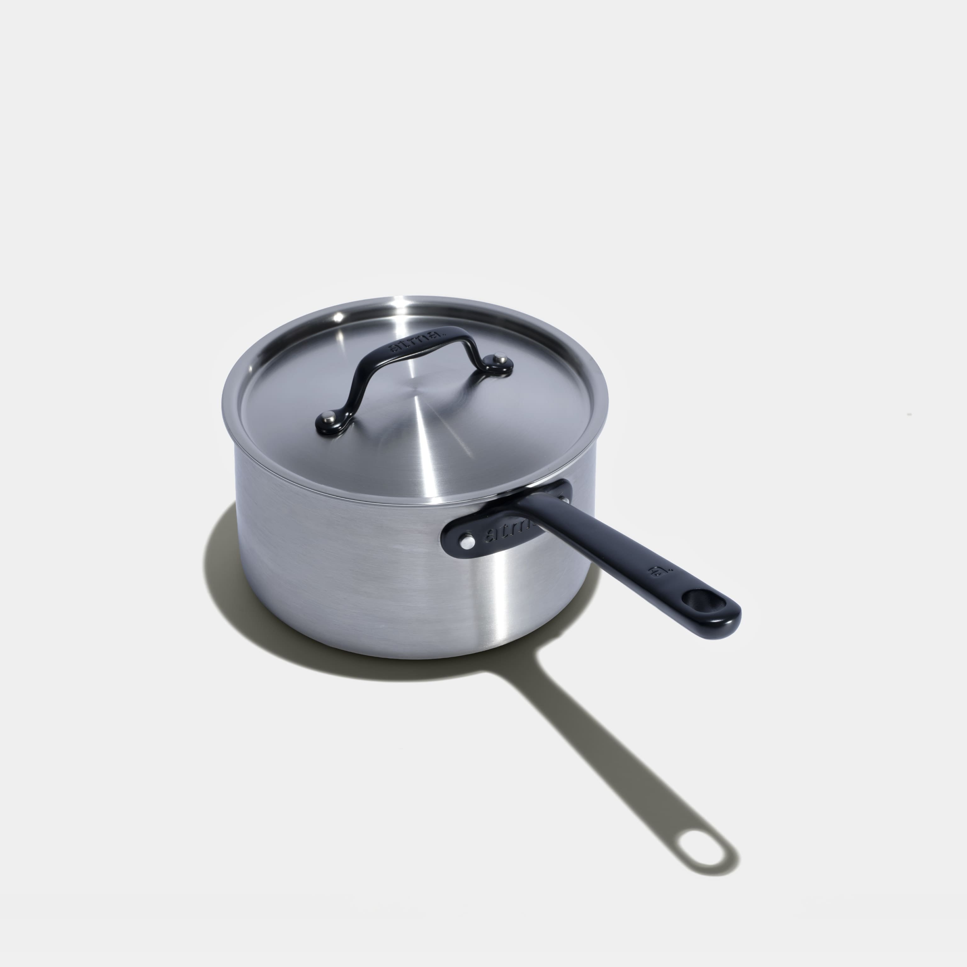 La Casserole Parfaite En Inox, Manche Noir - 18 Cm