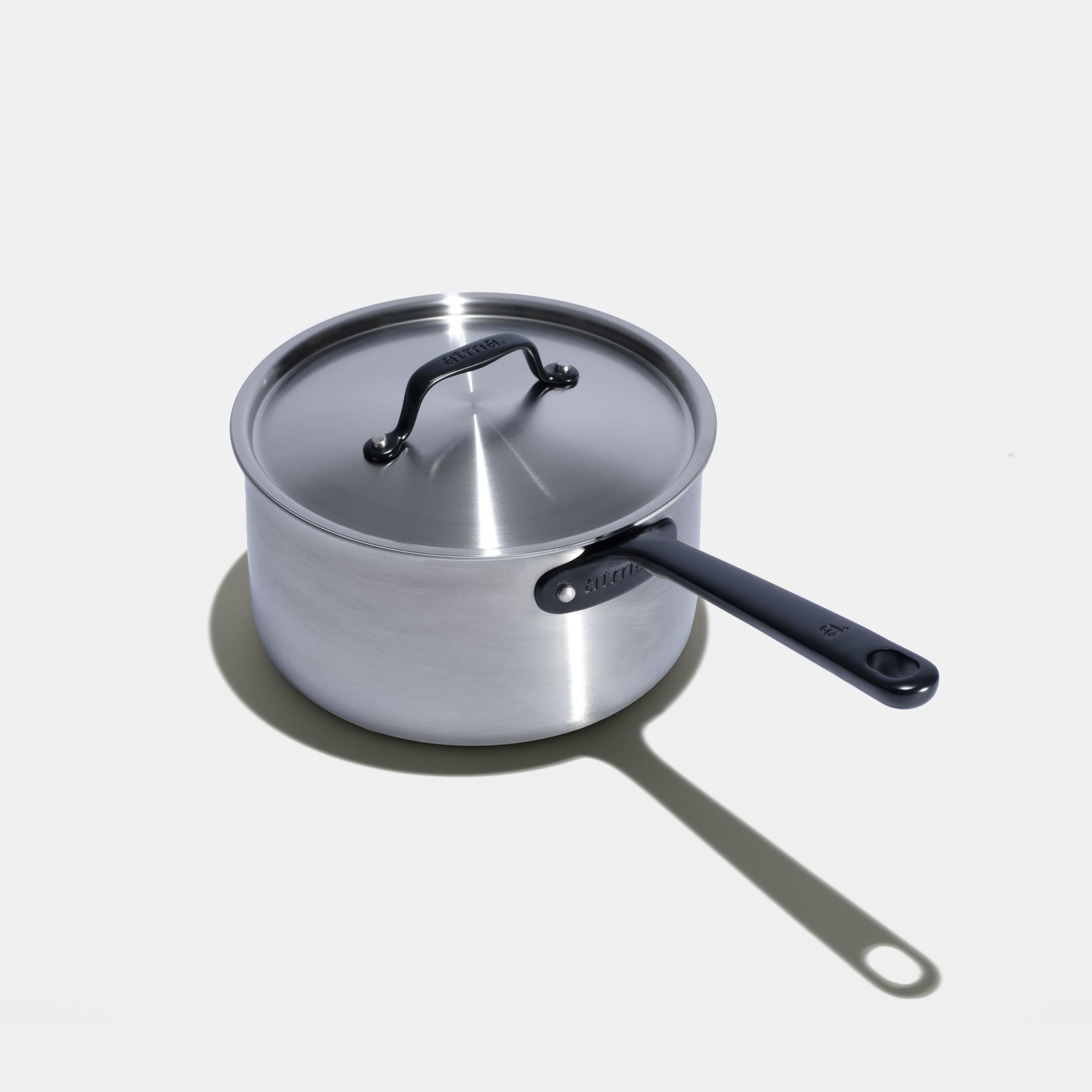 La Casserole Parfaite En Inox, Manche Noir - 20 Cm