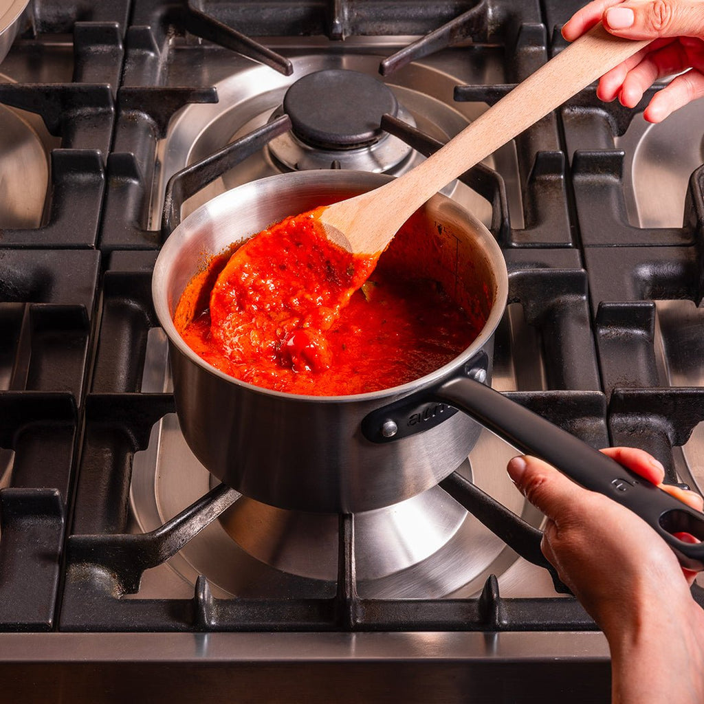 La Casserole Parfaite En Inox, Manche Noir - 18 Cm