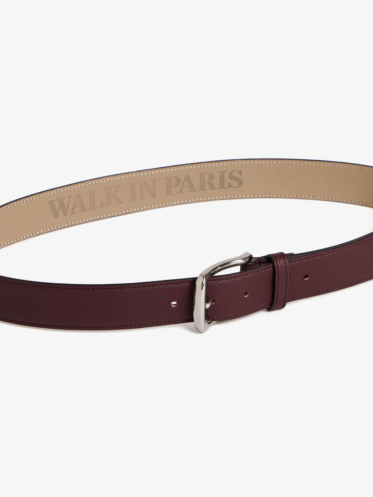 La Ceinture En Cuir Marron