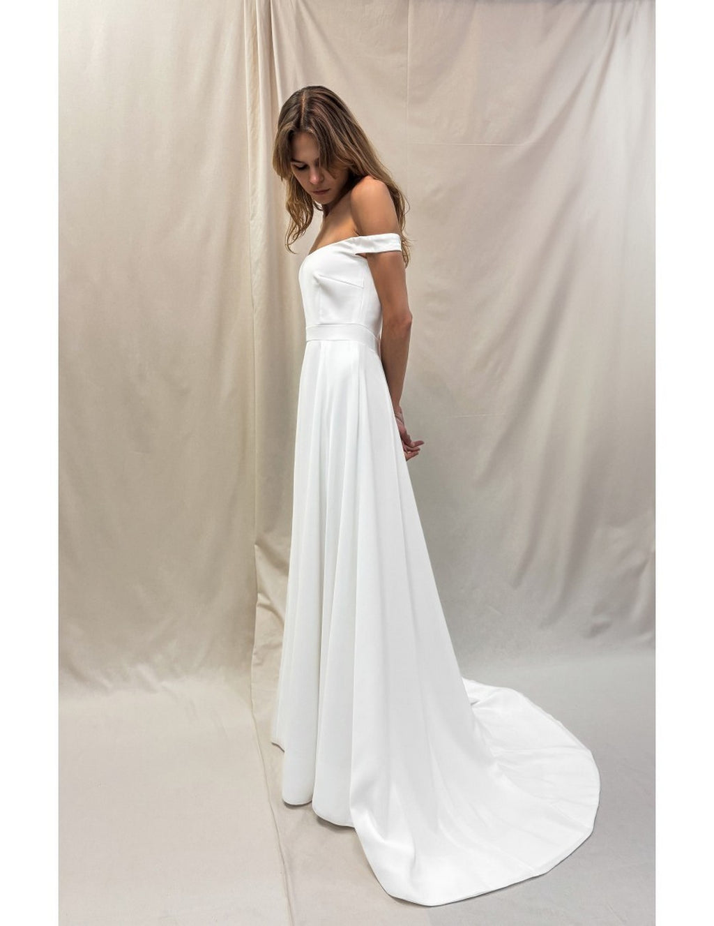 Robe De Mariée Aurore - Blanc Soie