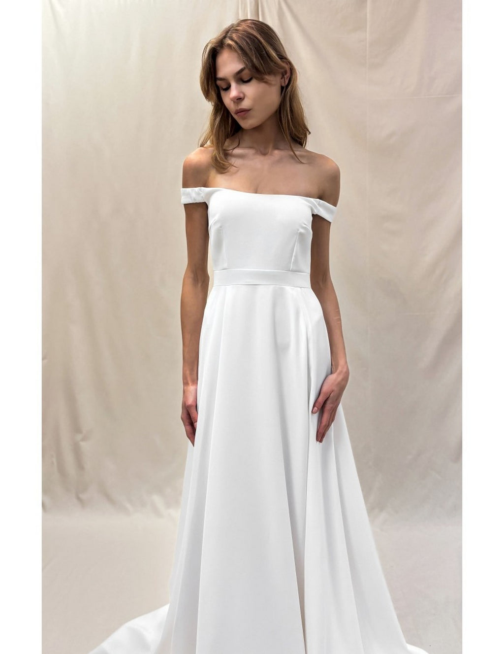 Robe De Mariée Aurore - Blanc Soie