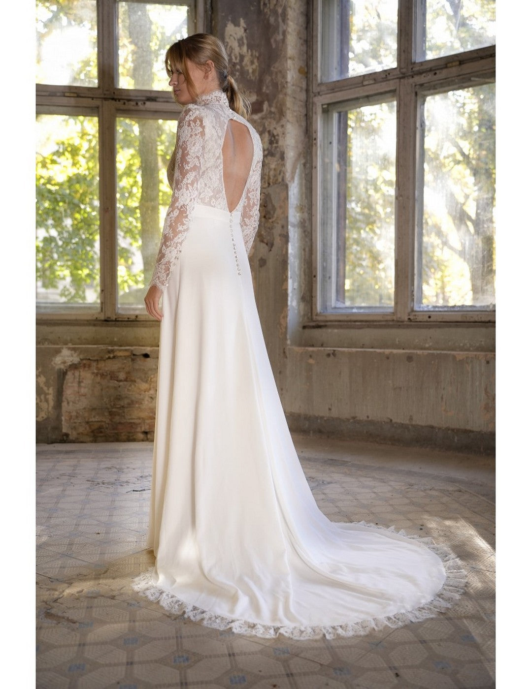 Abito Da Sposa Ingrid - Bianco Seta