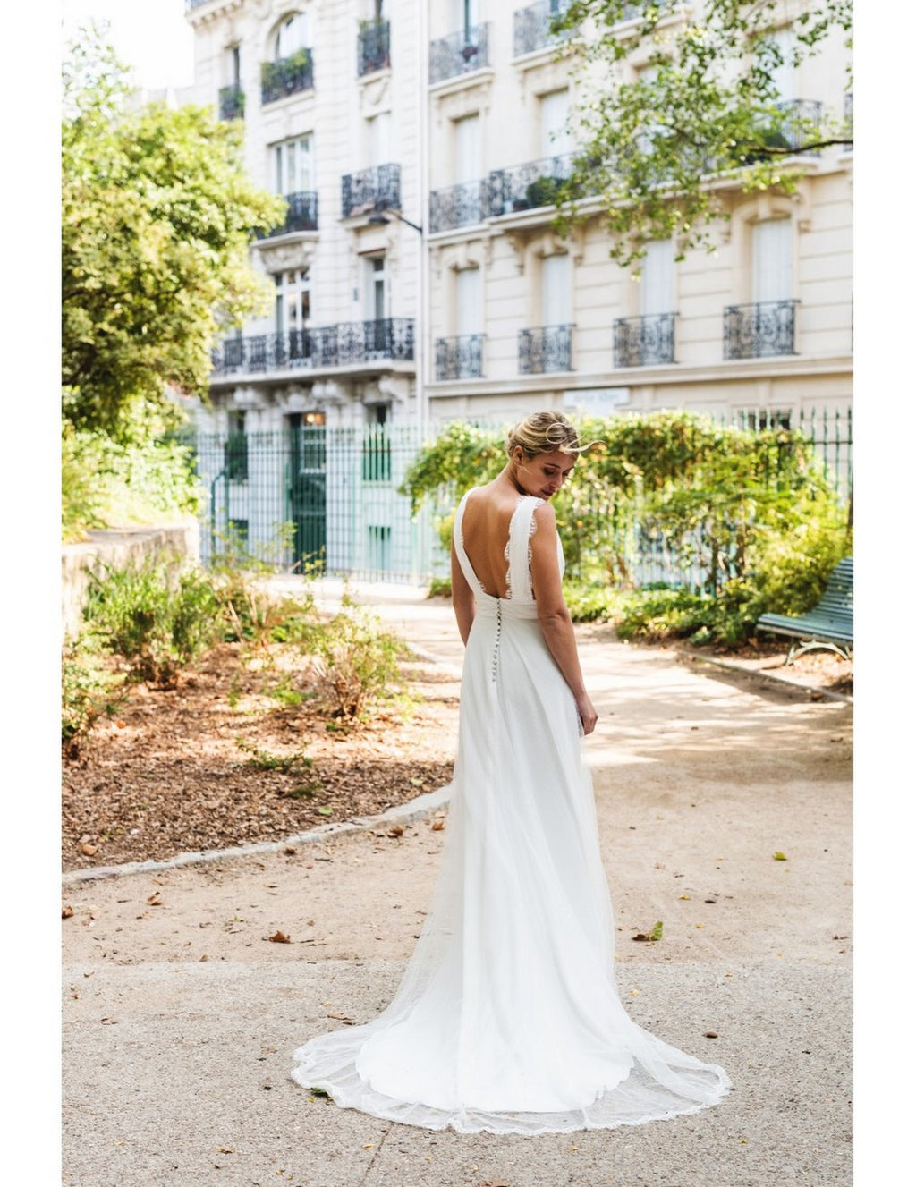 Abito Da Sposa Pénélope - Bianco Seta