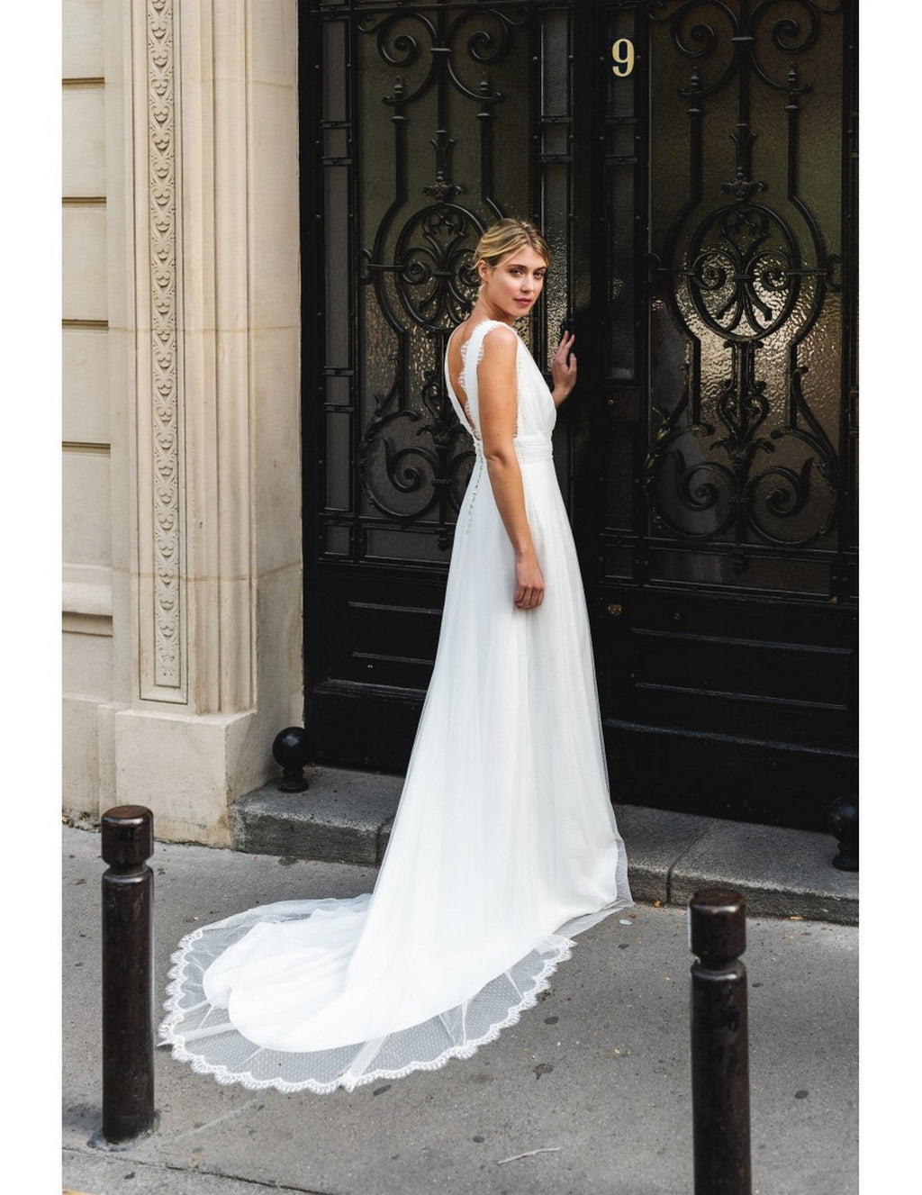 Abito Da Sposa Pénélope - Bianco Seta