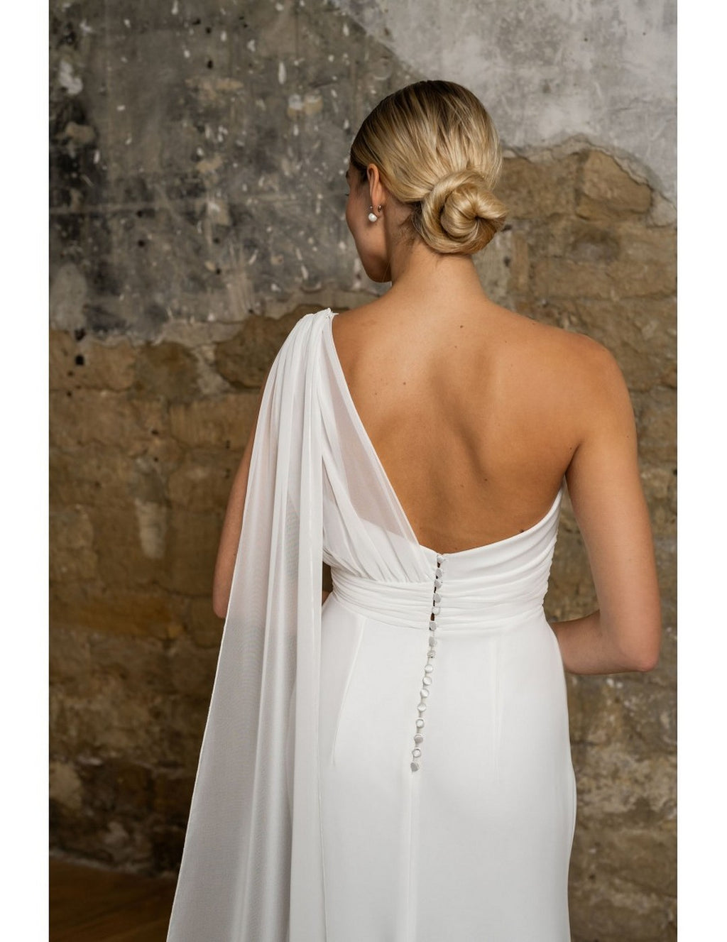 Ruby Wedding Dress - Silk White