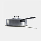 La Sauteuse Idéale En Inox, Manche Noir - 26 Cm