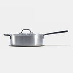 La Sauteuse Idéale En Inox, Manche Noir - 26 Cm