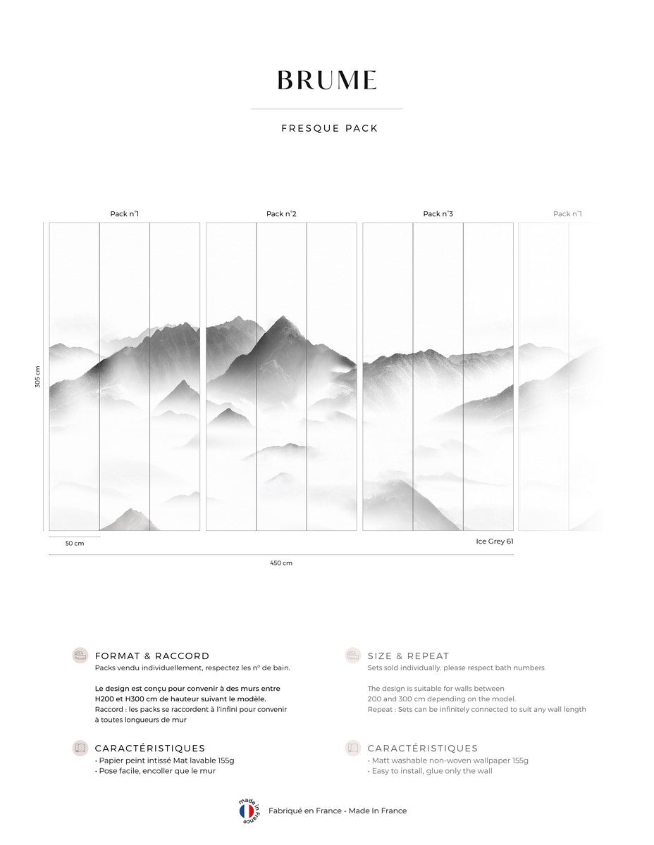 Mist Fresco - Ice Gray
