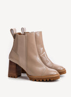 See By Chloe - Mallory Chelsea Ankle Boots - Dark Beige - Women