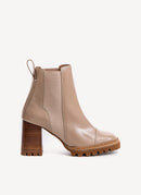 See By Chloe - Bottines Chelsea Mallory - Dark Beige - Femme