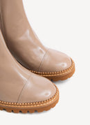 See By Chloe - Bottines Chelsea Mallory - Dark Beige - Femme