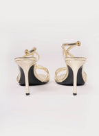 Victoria Beckham - Cross-Strap Court Shoes - Gold - Women
