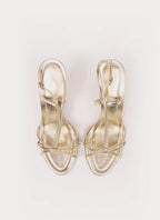 Victoria Beckham - Cross-Strap Court Shoes - Gold - Women