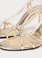 Victoria Beckham - Cross-Strap Court Shoes - Gold - Women