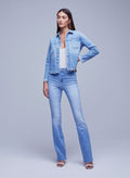 Janelle Slim Raw Jacket