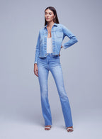 Janelle Slim Raw Jacket