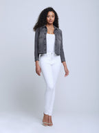 Janelle Slim Raw Jacket