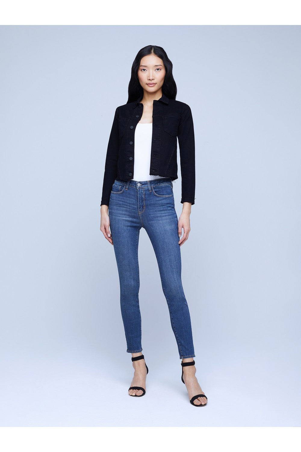 Janelle Slim Raw Jacket