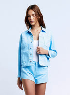Janelle Slim Raw Jacket