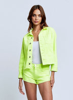 Janelle Slim Raw Jacket