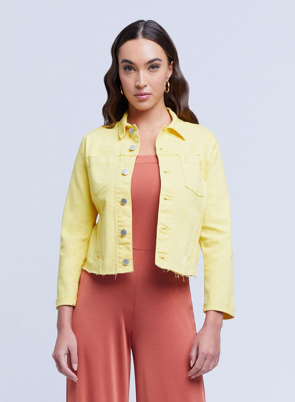 Janelle Slim Raw Jacket