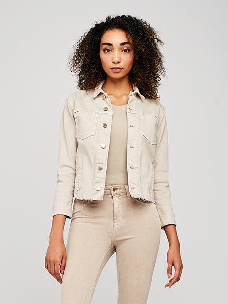 Janelle Slim Raw Jacket