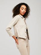 Janelle Slim Raw Jacket